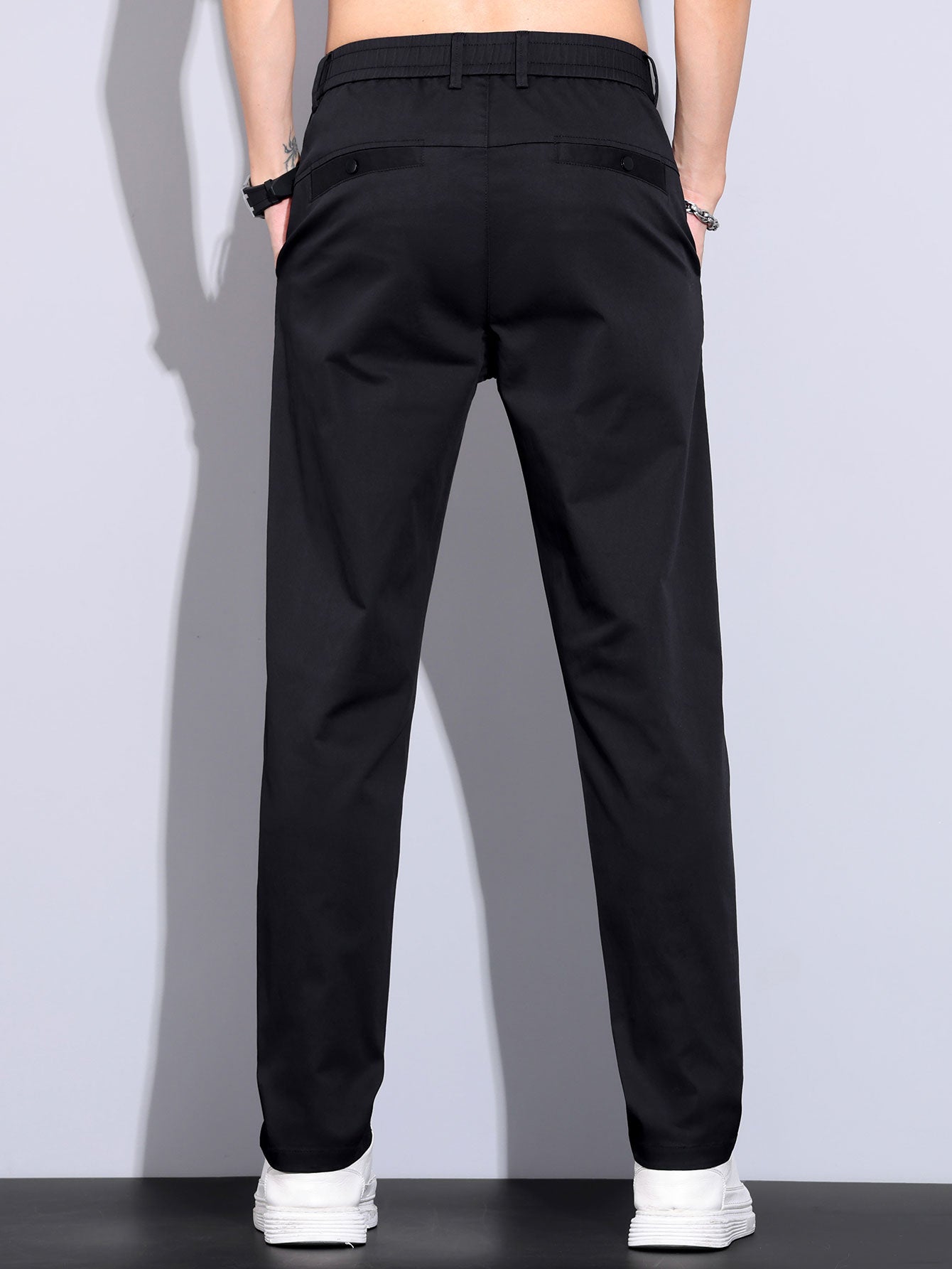Pantalón Recto con Cintura Elástica | Elegancia y Comodidad
