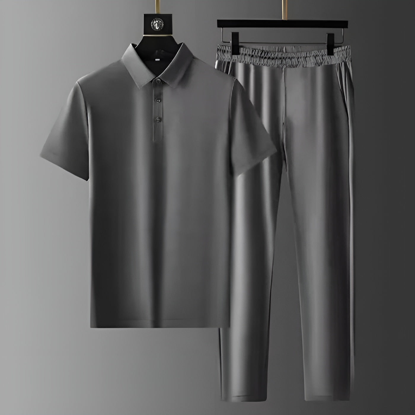 Benicio | Conjunto para hombre de dos piezas con polo y pantalón cómodo | Casual