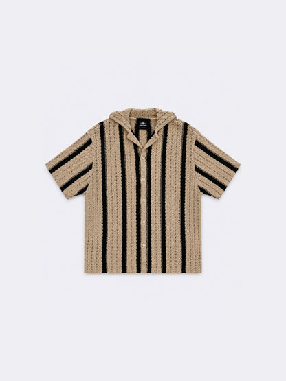 Camisa de punto calado