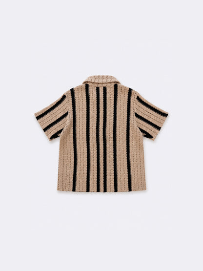 Camisa de punto calado