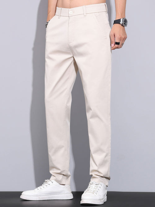 Pantalón Recto con Cintura Elástica | Elegancia y Comodidad