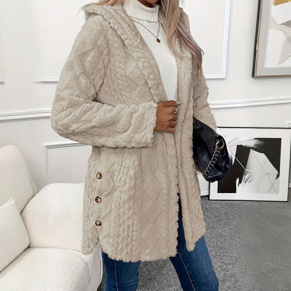 Elara | Chaqueta Cálida Acolchada con Capucha