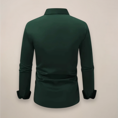 Camisa slim elegante de primavera para hombre