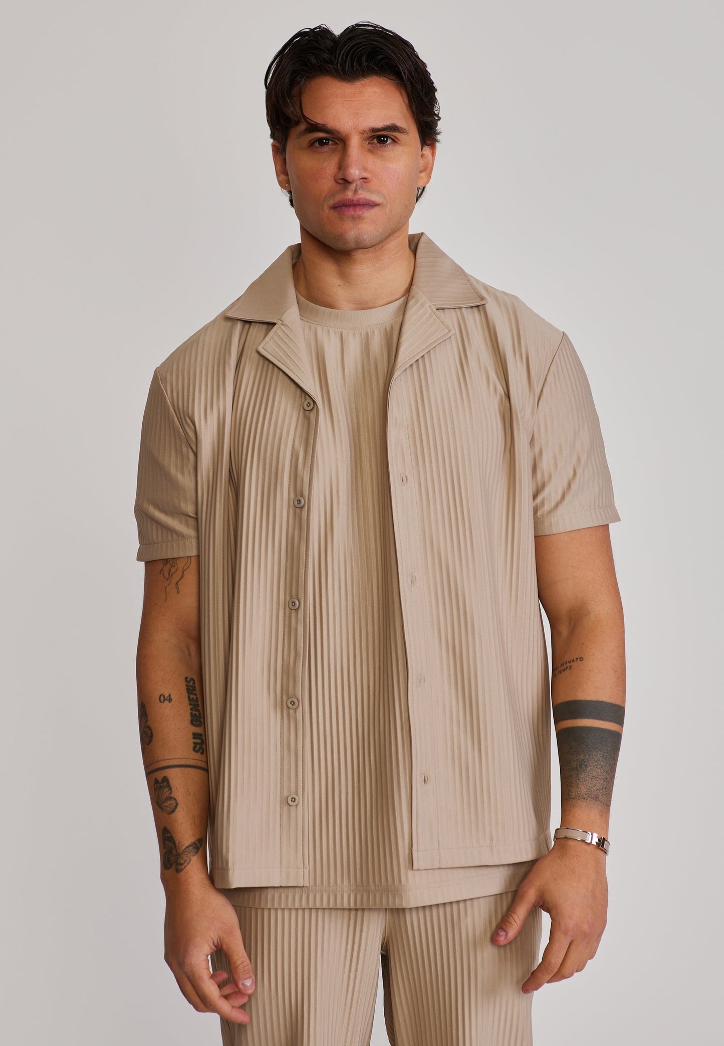 Stone Plisse Shirt