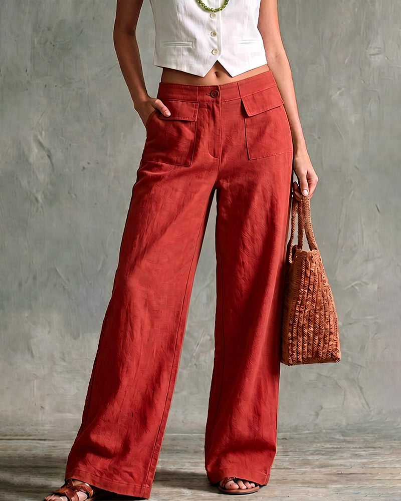 ✨ Versatile | Pantalón Wide Leg de Cintura Alta