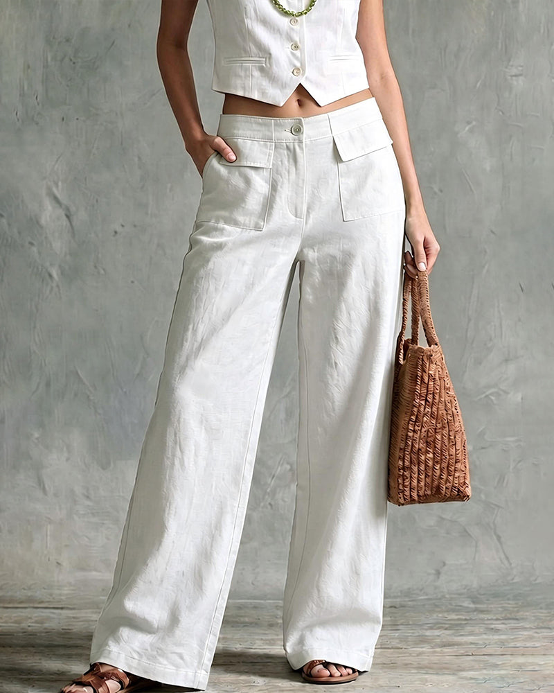 ✨ Versatile | Pantalón Wide Leg de Cintura Alta