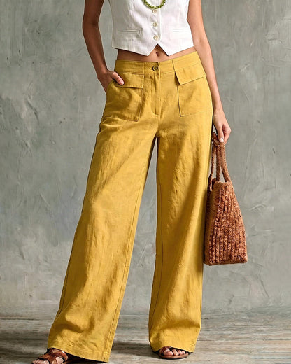 ✨ Versatile | Pantalón Wide Leg de Cintura Alta