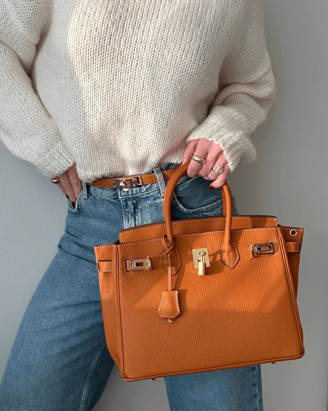 Bolso de Mano Mujer en Piel Auténtica | Elegante y Funcional para el Día a Día